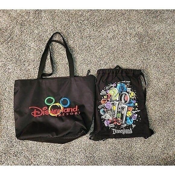 Disney Handbags - Disney Tote Bag and Drawstring Bag
